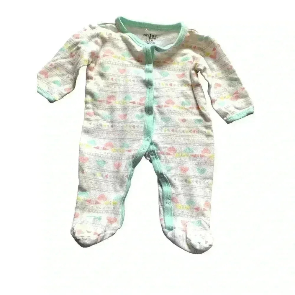[5 for $25) Chickpea onesie, size 0 to 3, EUC